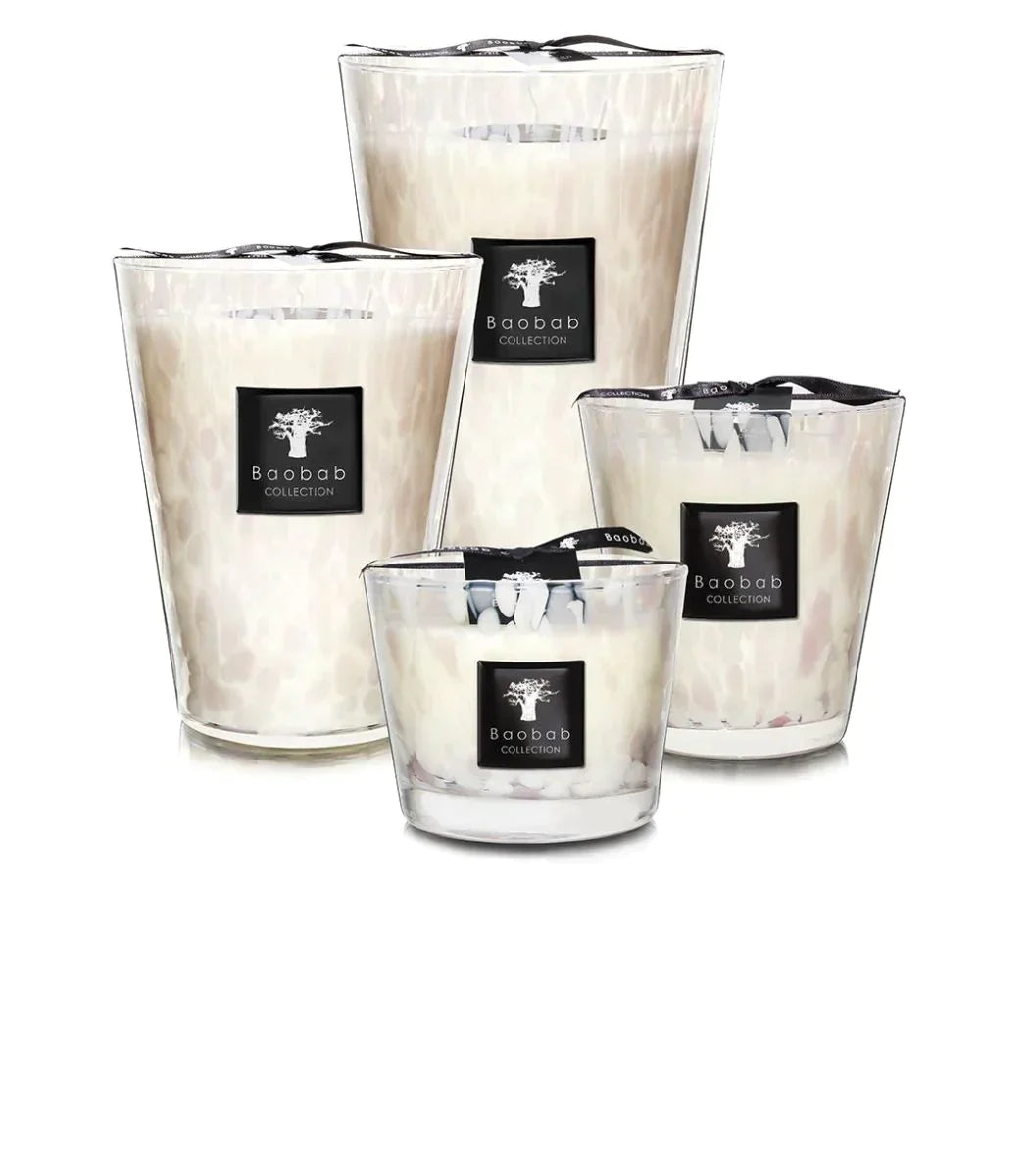 Baobab Collection - Candle Pearls White